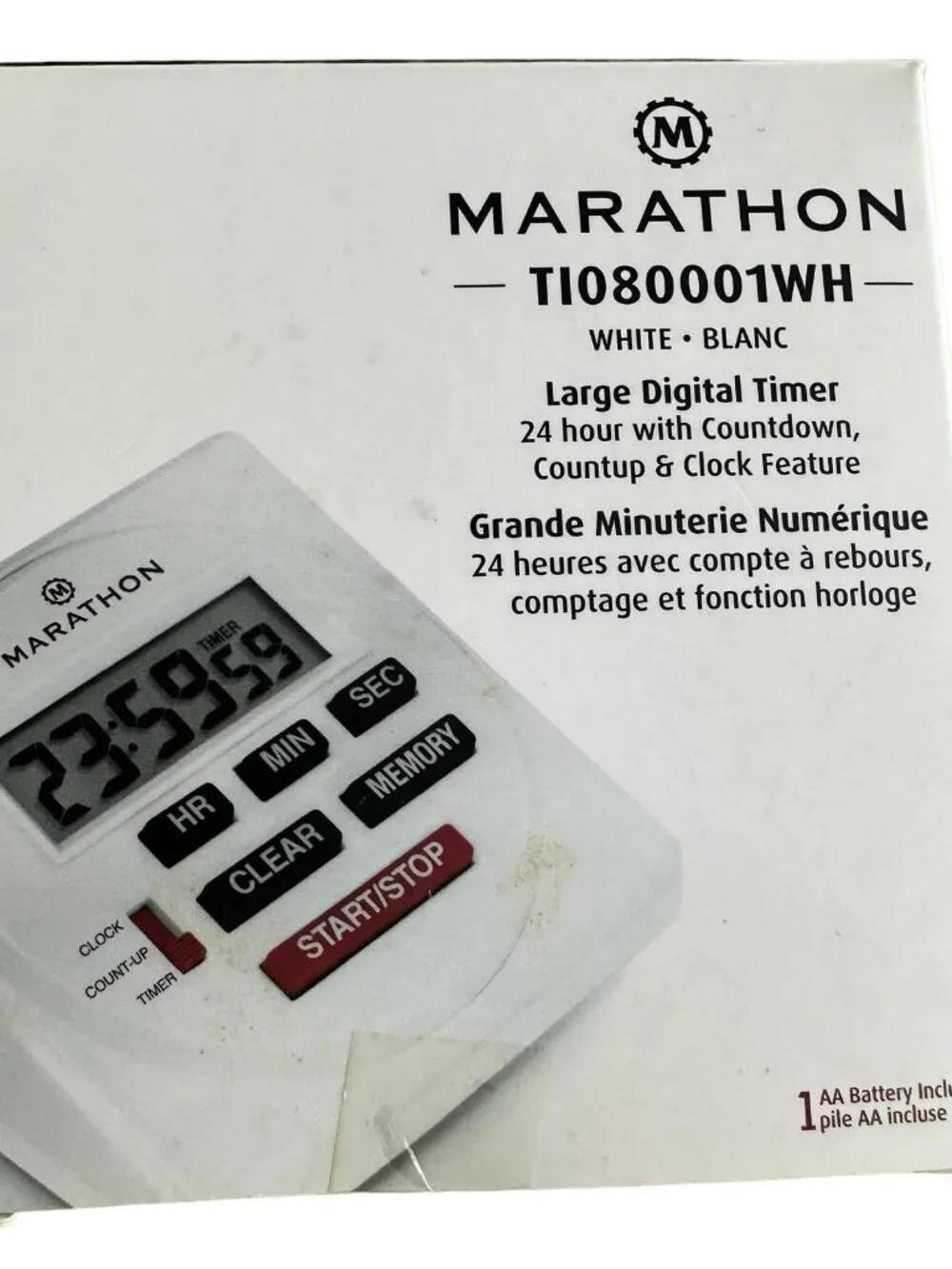 24 Hour Digital Timer With Countdown, Countdown And Clock Function - Picture 11 of 13